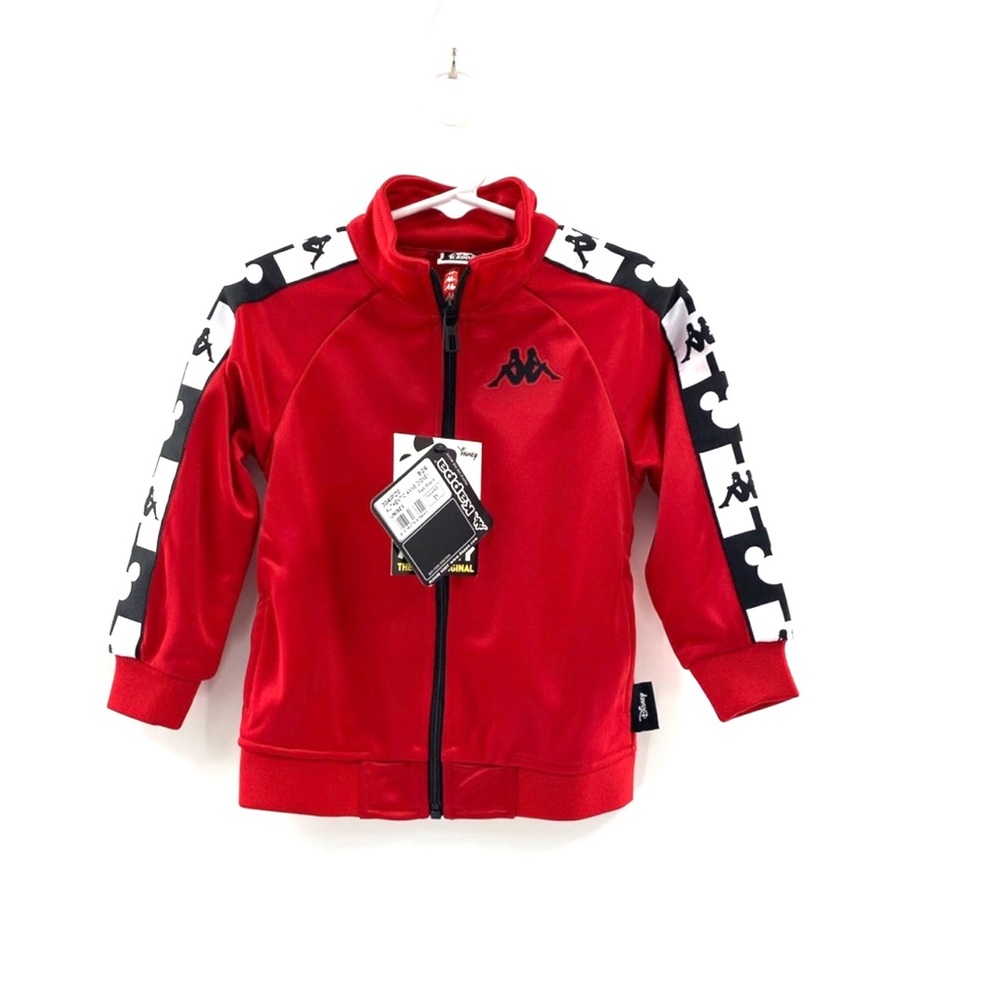 KAPPA Anne Disney Long Sleeve Full Zip ‘Red/Black/White’ Track Jacket Size 3Y